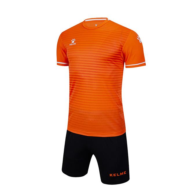 Комплект футбольної форми Kelme MALAGA оранжево-чорний  к/р  3801169.9910 - #1