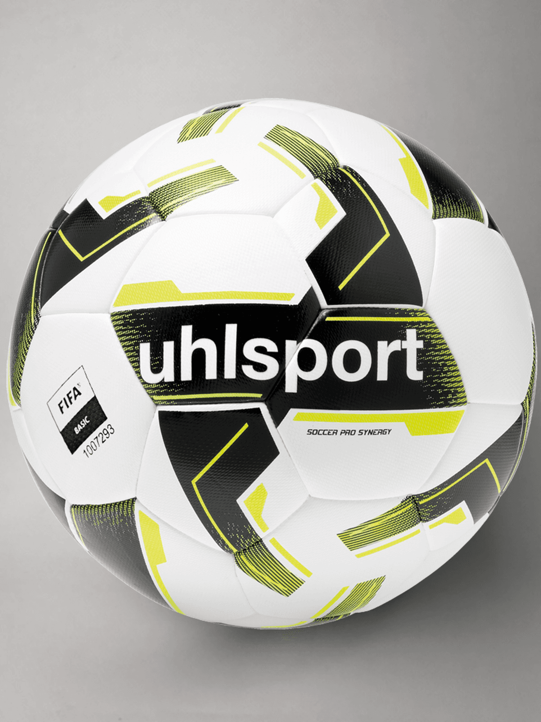 М`яч футбольний SOCCER PRO SYNERGY	(white/black/fluo yellow) - #0
