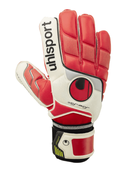 Воротарські рукавиці FANGMASCHINE SUPERSOFT (red/white/silver) - #1