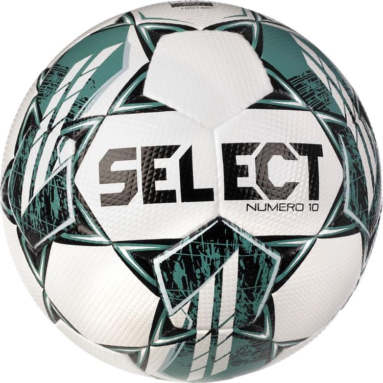М’яч футбольний SELECT Numero 10 v23 (345) біл/жовтий, 4 - #1