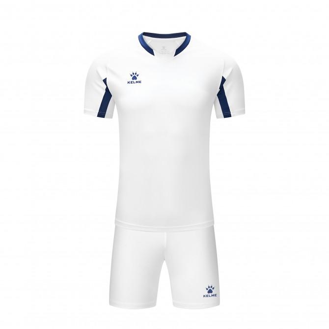 Комплект футбольної форми Kelme біло-темно синій   к/р LEON 7351ZB1129.9112 - #1