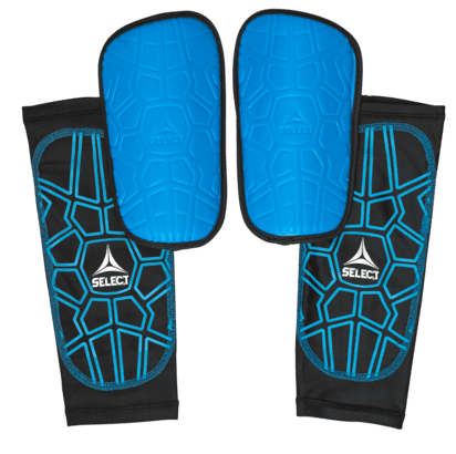 Щитки футбольные SELECT Super Safe v22 (019) син/чорний, L - #1