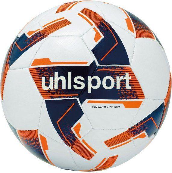 М'яч футбольний тренувальний ULTRA LITE SOFT 290 ( white/navy/fluo orange) - #0