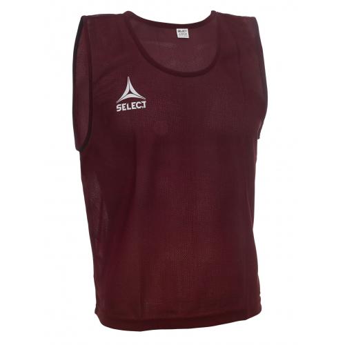 Манішка футбольна SELECT Bib Basic (002) бордо, senior - #0
