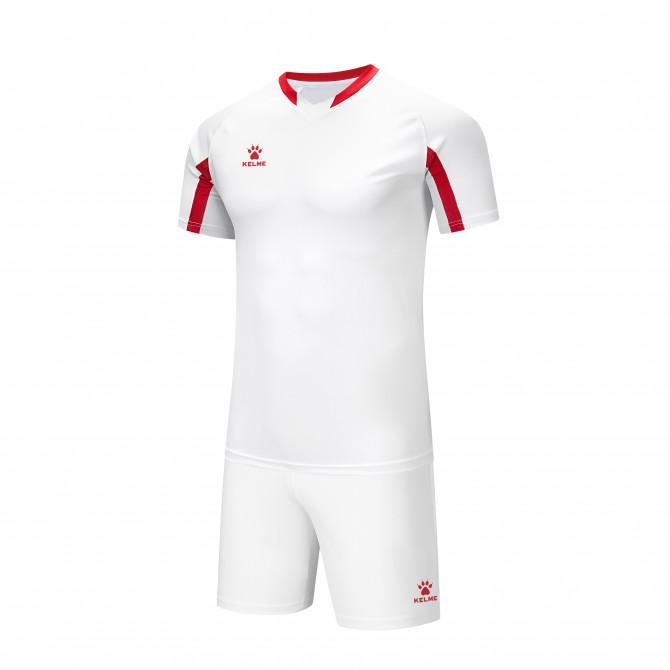 Комплект футбольної форми Kelme біло-червоний  к/р LEON 7351ZB1129.9107 - #1